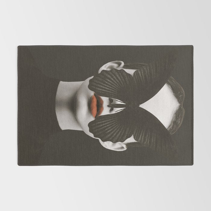 BLACK BUTTERFLY 3 Rug Gallery Image 2
