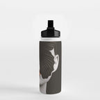 BLACK BUTTERFLY 3 Water Bottle Gallery Image 2