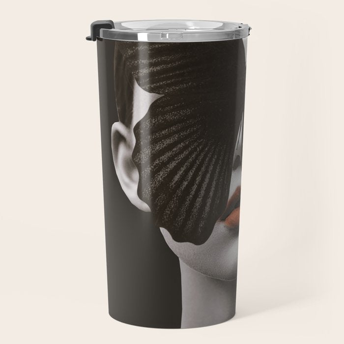 BLACK BUTTERFLY 3 Travel Mug Gallery Image 3