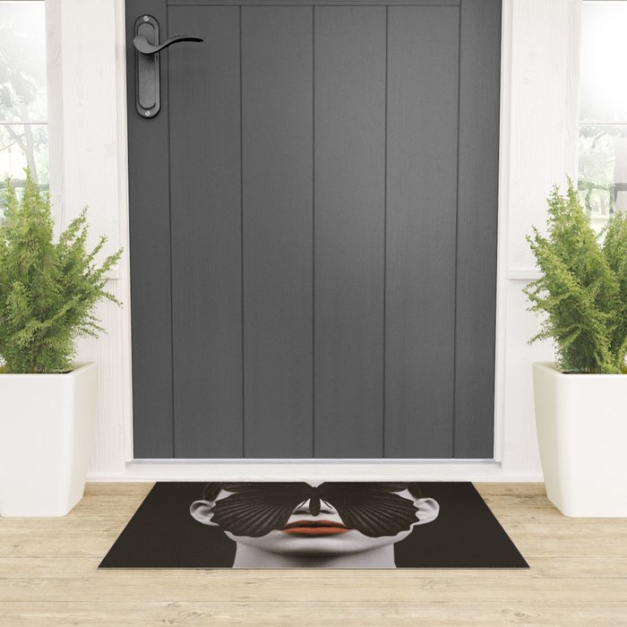 BLACK BUTTERFLY 3 Welcome Mat Gallery Image 3