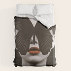 BLACK BUTTERFLY 3 Duvet Cover Gallery Image 6