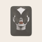BLACK BUTTERFLY 3 Bath Mat Gallery Image 1