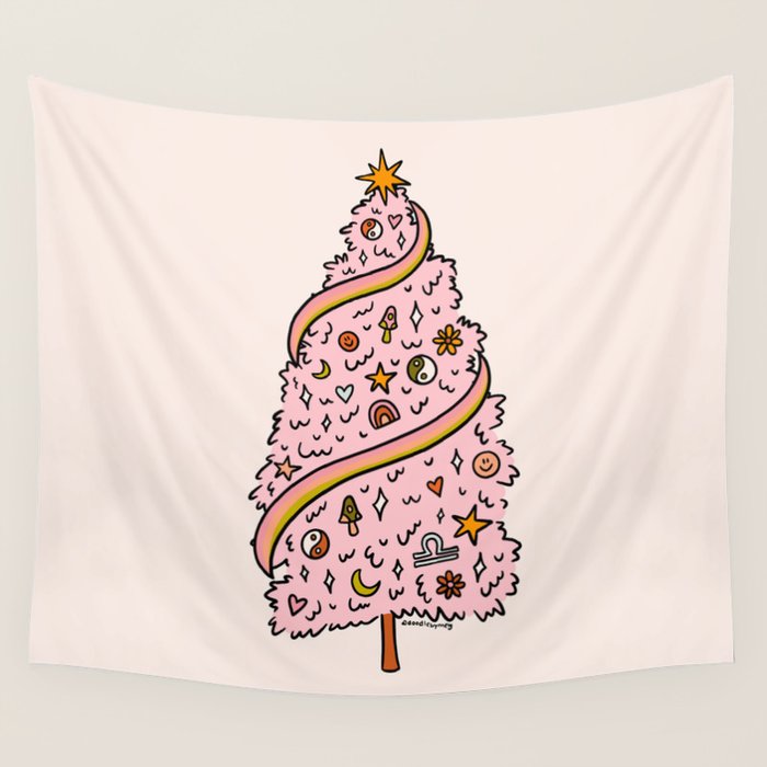 Libra Tree Wall Tapestry Gallery Image 1