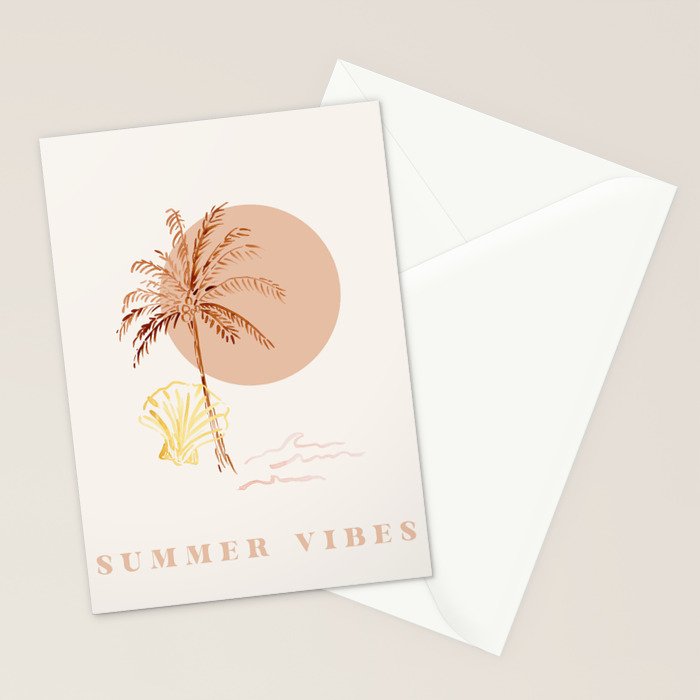Boho Summer Vibes Stationery Card Gallery Image 2