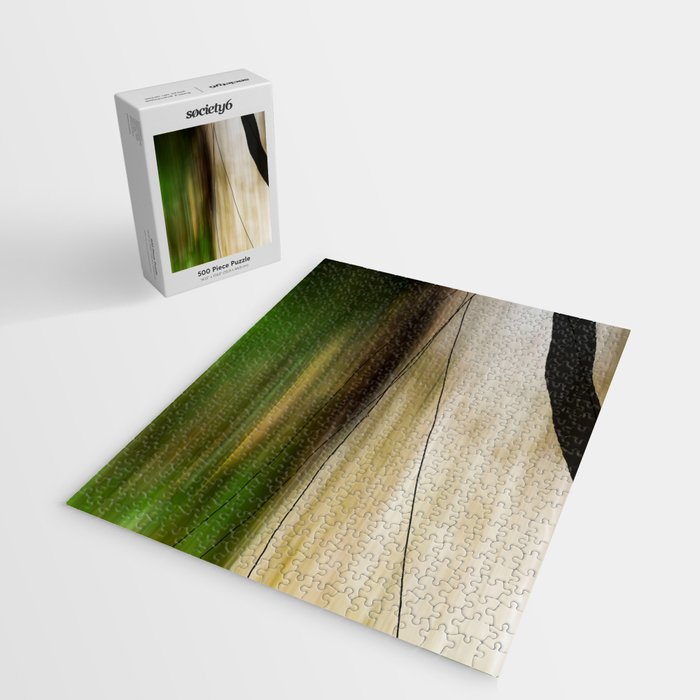 Forest, Water, Lines - abstract nature photograph long explosure Jigsaw Puzzle Gallery Image 2