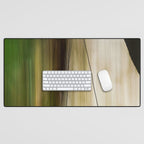 Forest, Water, Lines - abstract nature photograph long explosure Desk Mat Gallery Image 1