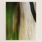 Forest, Water, Lines - abstract nature photograph long explosure Jigsaw Puzzle Gallery Image 1