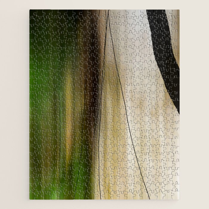 Forest, Water, Lines - abstract nature photograph long explosure Jigsaw Puzzle Gallery Image 1