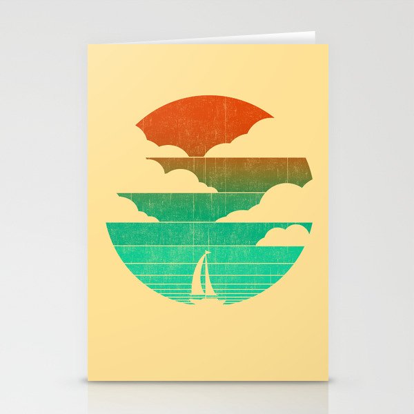 Go West (sail away in my boat) Stationery Card Gallery Image 2