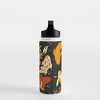 Koi in Black Water Water Bottle Gallery Image 3