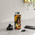 Koi in Black Water Water Bottle Gallery Image 5