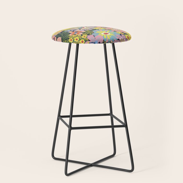 Summer bloom #2 Stool Gallery Image 1