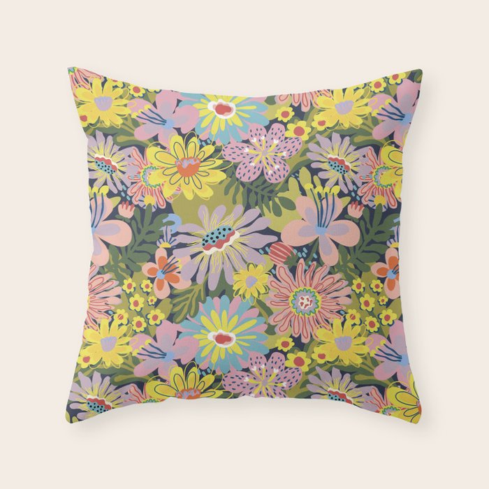 Summer bloom #2 Throw Pillow Gallery Image 6