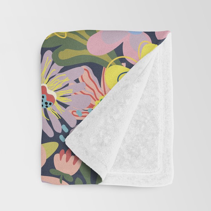 Summer bloom #2 Throw Blanket Gallery Image 3