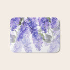 Purple Wisteria Flowers Bath Mat Gallery Image 1