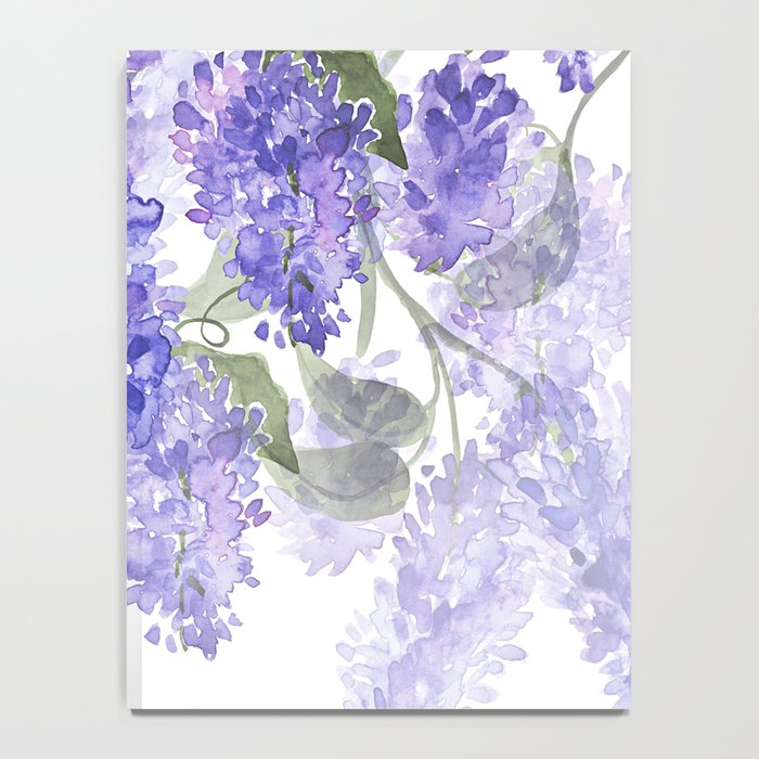 Purple Wisteria Flowers Notebook Gallery Image 4
