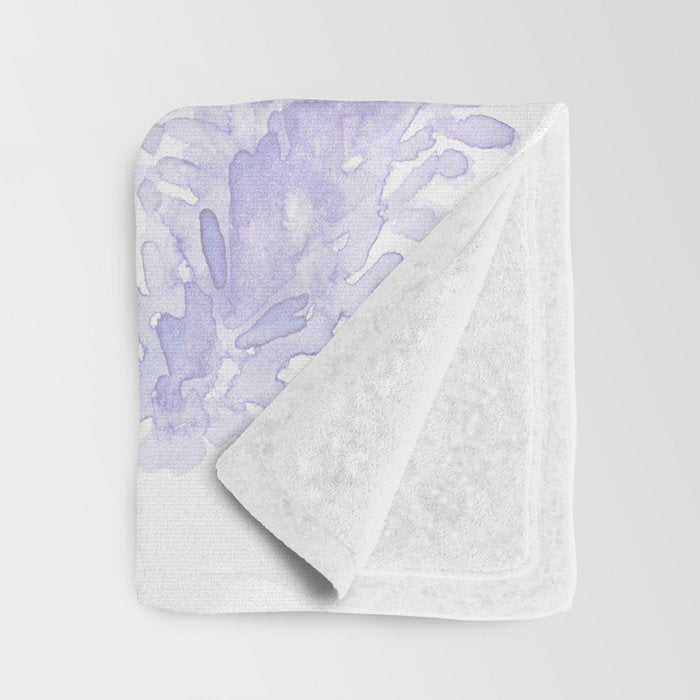 Purple Wisteria Flowers Throw Blanket Gallery Image 3