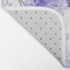 Purple Wisteria Flowers Bath Mat Gallery Image 2