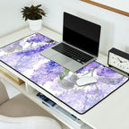 Purple Wisteria Flowers Desk Mat Gallery Image 2