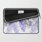 Purple Wisteria Flowers Laptop Sleeve Gallery Image 2