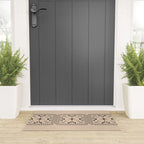 Lost Desert Tile - Black & Camel Welcome Mat Gallery Image 3