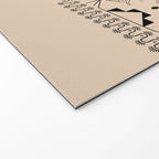 Lost Desert Tile - Black & Camel Welcome Mat Gallery Image 2