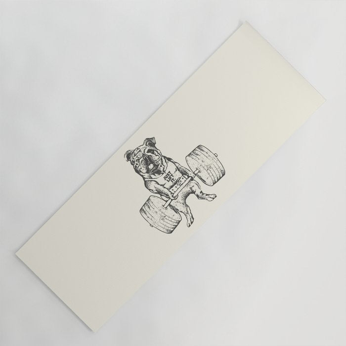 English Bulldog Lift Yoga Mat Gallery Image 1