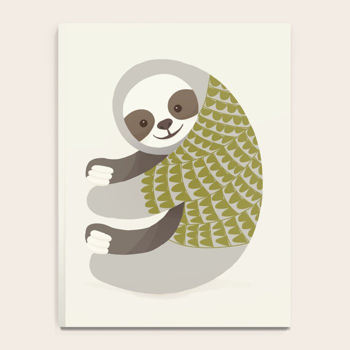 Whimsical Sloth Notebook Gallery Image 4