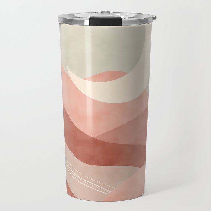 Reddish desert dunes moon Travel Mug Gallery Image 1