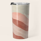 Reddish desert dunes moon Travel Mug Gallery Image 3