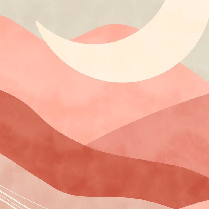 Reddish desert dunes moon Coffee Mug Gallery Image 2