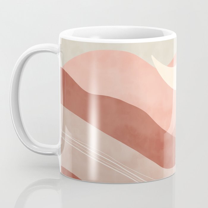 Reddish desert dunes moon Coffee Mug Gallery Image 3