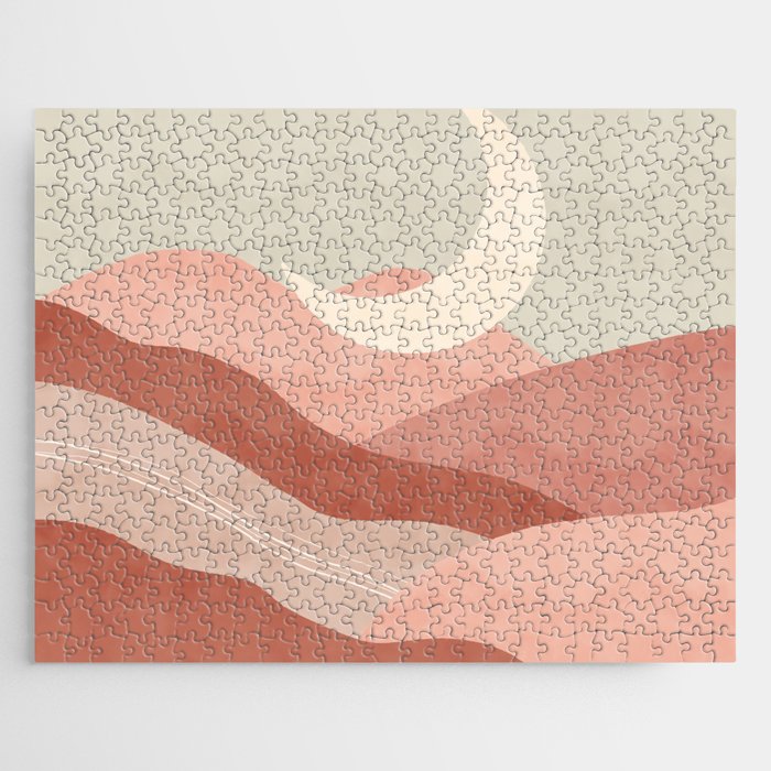 Reddish desert dunes moon Jigsaw Puzzle Gallery Image 1