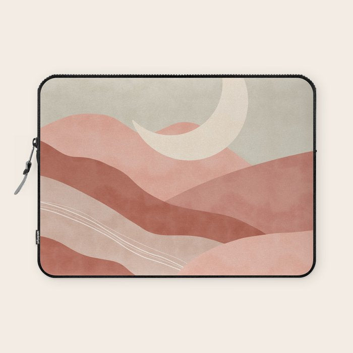 Reddish desert dunes moon Laptop Sleeve Gallery Image 1