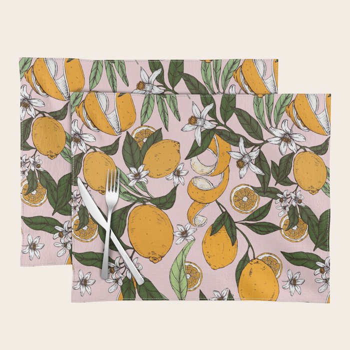 Succulent sweets oranges Placemat Gallery Image 1