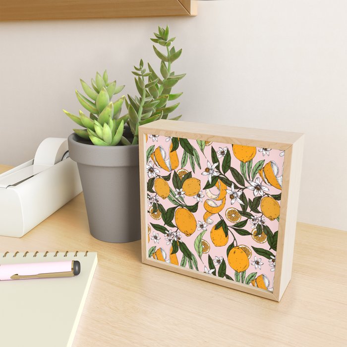 Succulent sweets oranges Mini Art Print Gallery Image 2