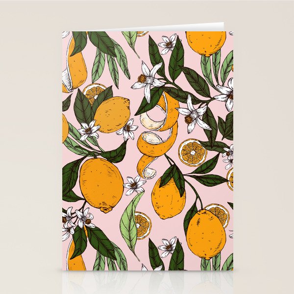 Succulent sweets oranges Stationery Card Gallery Image 1