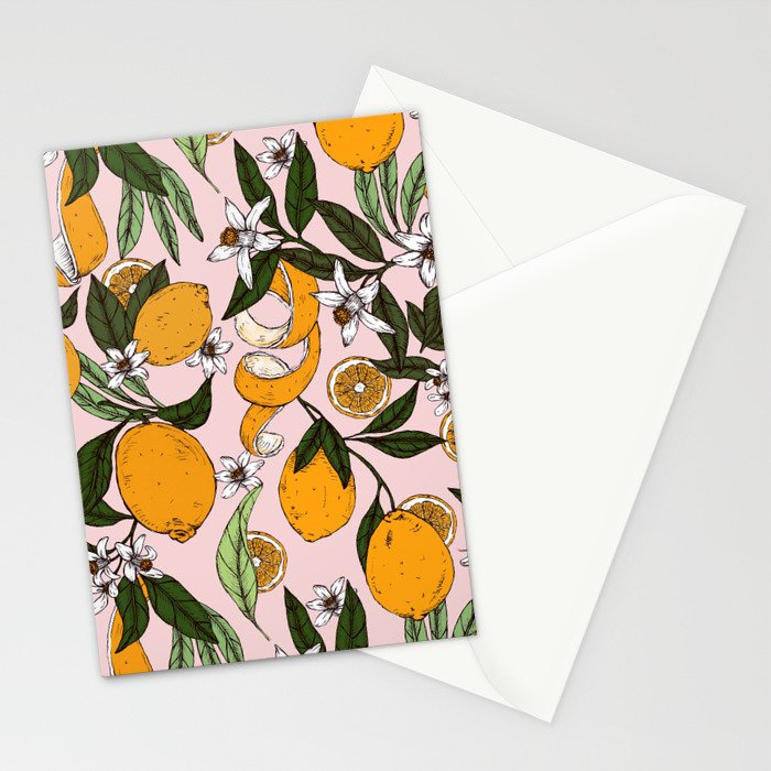 Succulent sweets oranges Stationery Card Gallery Image 2