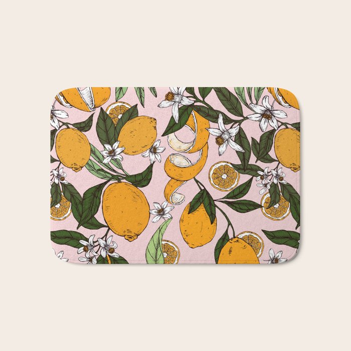 Succulent sweets oranges Bath Mat Gallery Image 1