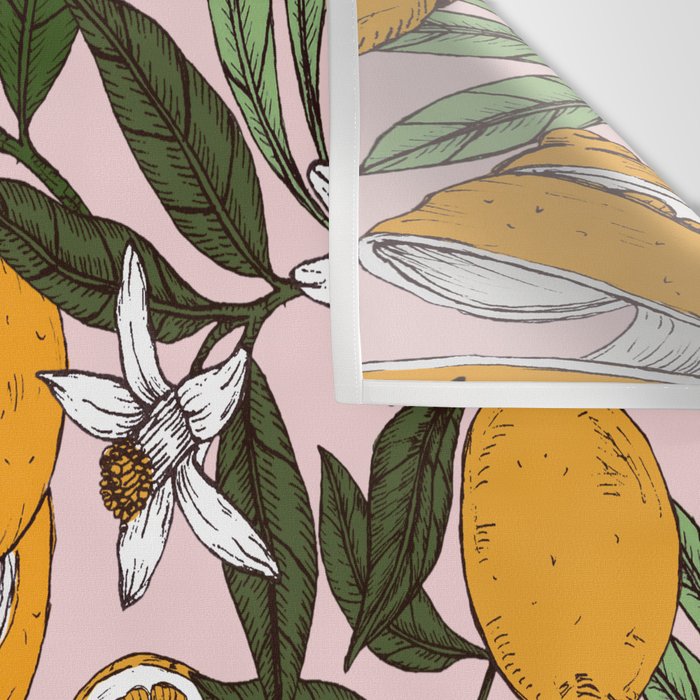 Succulent sweets oranges Wall Tapestry Gallery Image 3