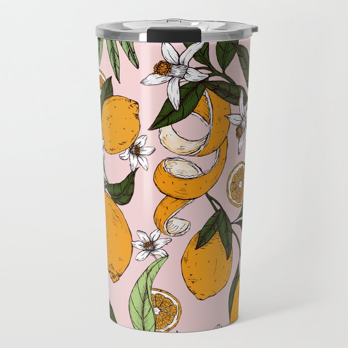 Succulent sweets oranges Travel Mug Gallery Image 1