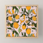 Succulent sweets oranges Mini Art Print Gallery Image 1