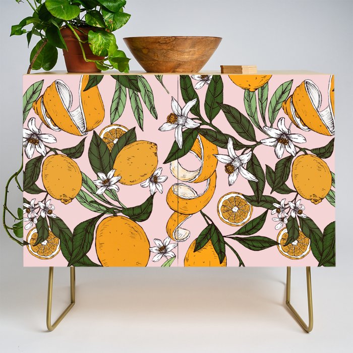 Succulent sweets oranges Credenza Gallery Image 1