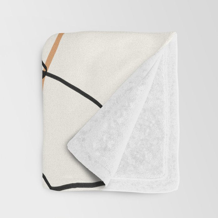 abstract nude 3 Throw Blanket Gallery Image 3