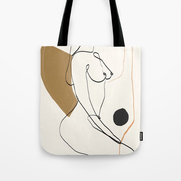 abstract nude 3 Tote Bag Gallery Image 1