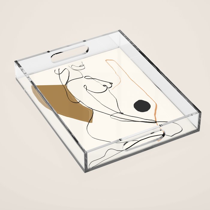 abstract nude 3 Acrylic Tray Gallery Image 1