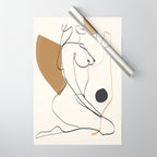 abstract nude 3 Wrapping Paper Gallery Image 1
