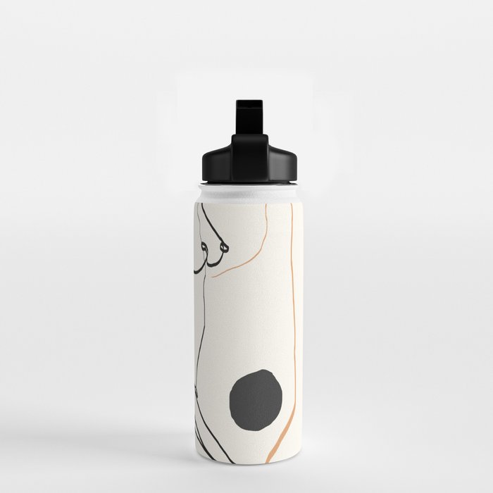 abstract nude 3 Water Bottle Gallery Image 2
