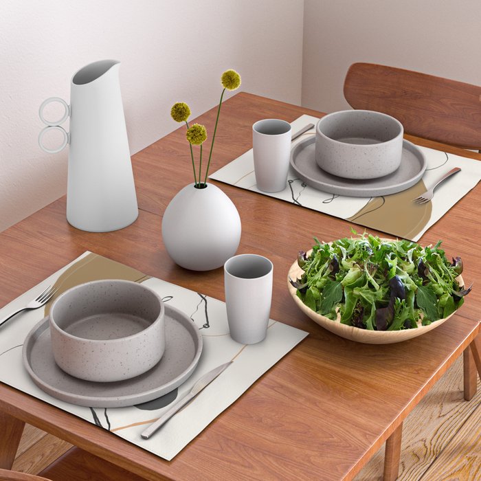 abstract nude 3 Placemat Gallery Image 2