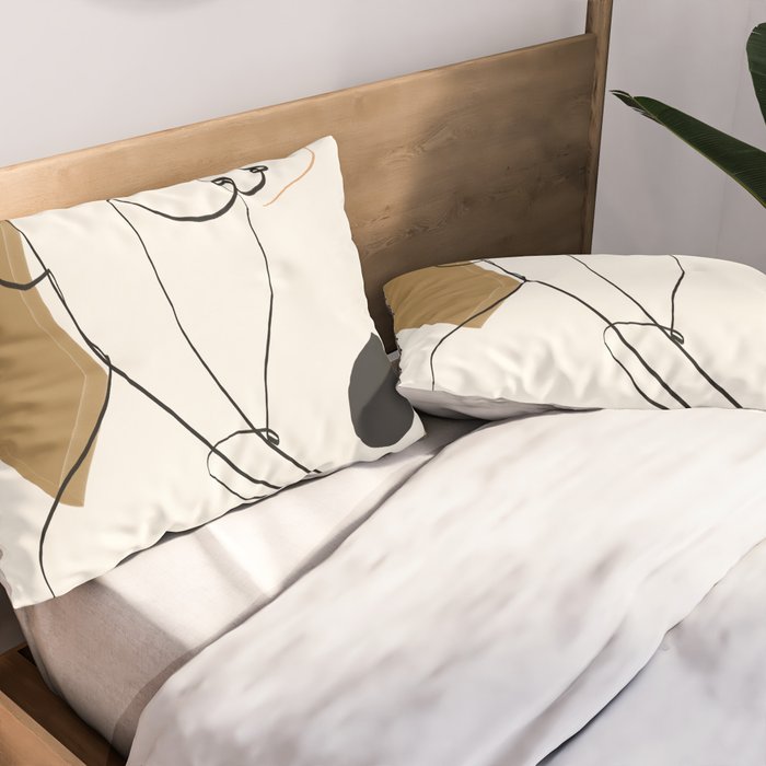 abstract nude 3 Pillow Sham Gallery Image 2